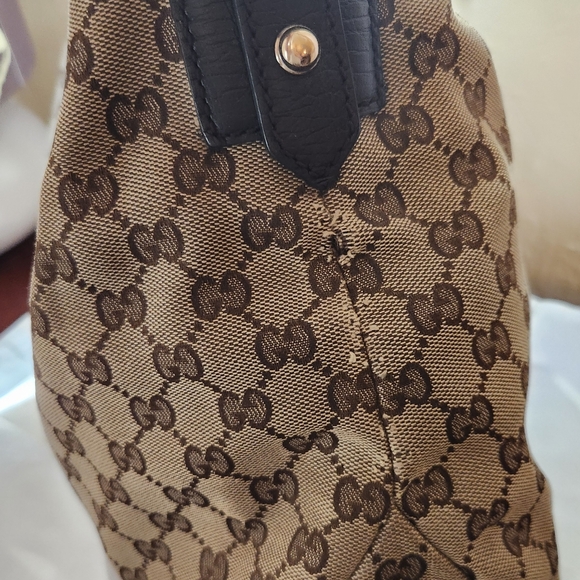 Gucci Horsebit Medium Canvas Hobo - Picture 7 of 12